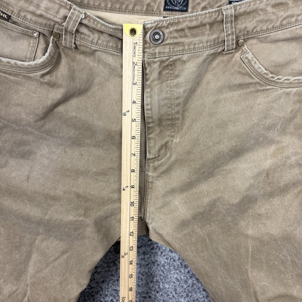 Kuhl Pants Mens 38x30 Beige Rydr Canvas Relaxed Fit Hiking Outdoor Workwear - Picture 14 of 16